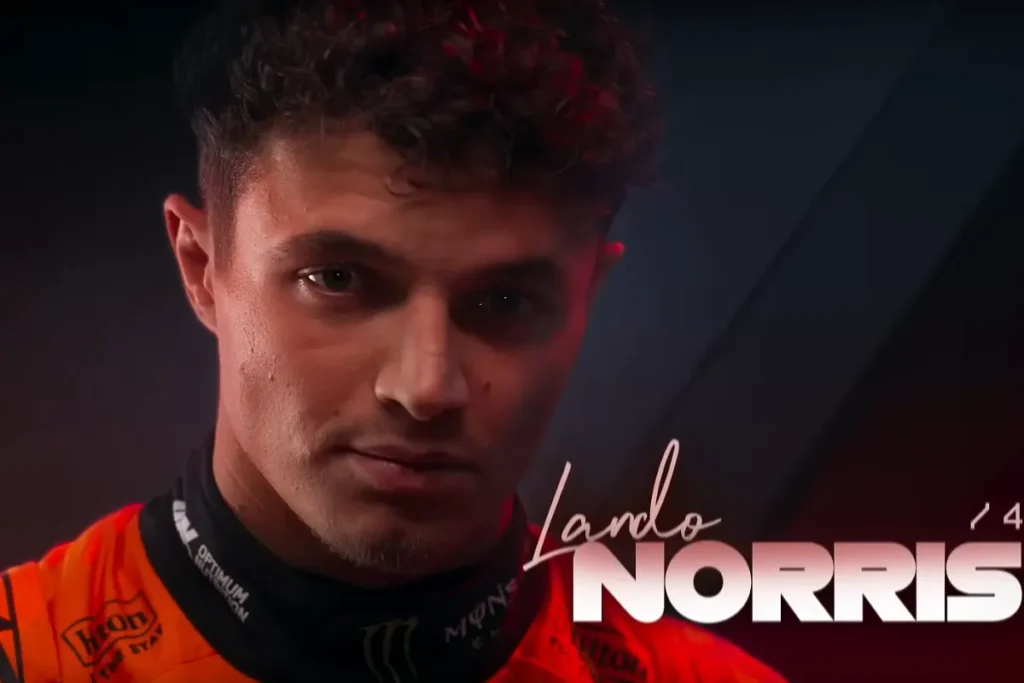 Lando norris line up 2025 f1 drivers