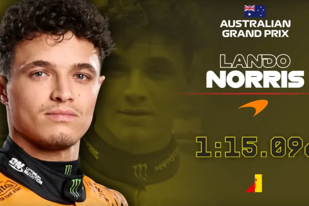 Australian Grand prix mclaren pole