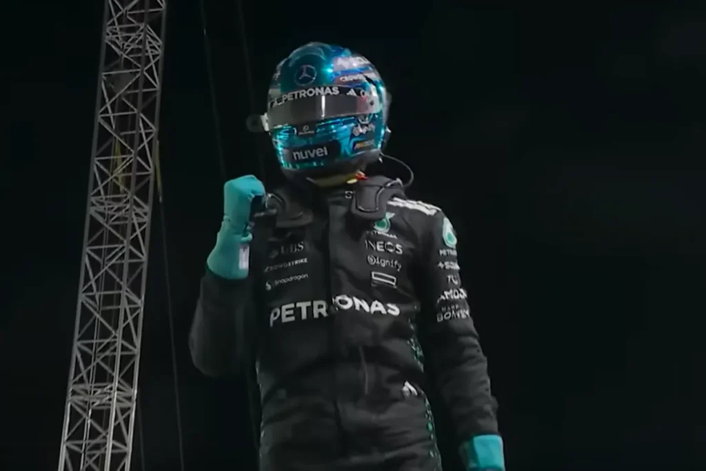 Singapore GP Race 2025 george russell mercedes