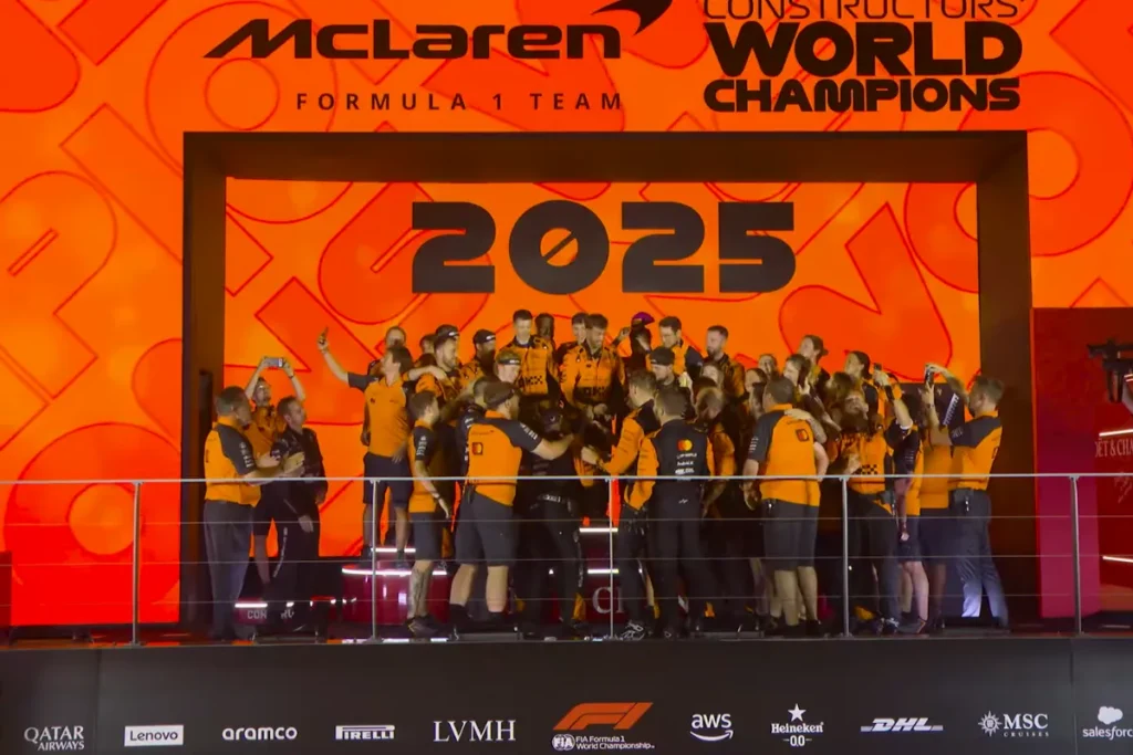 f1 constructor championship 2025 mclaren lando norris Piastri