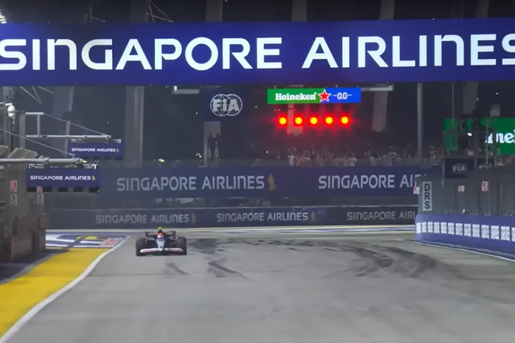 singapore gp 2025 finish line